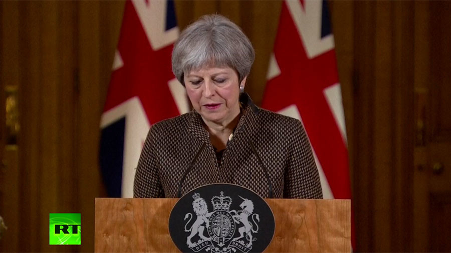 UK PM Theresa May speaks on airstrikes in Syria (WATCH LIVE) 