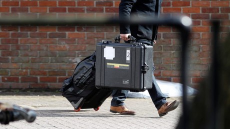 Inspectors from the Organisation for the Prohibition of Chemical Weapons (OPCW) arrive in Salisbury, UK March 21, 2018. © Peter Nicholls