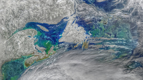 Incredible psychedelic phytoplankton bloom captured from space (PHOTO)