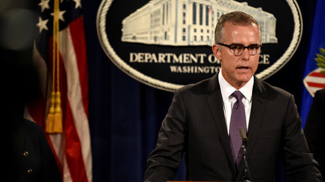 Former FBI #2 McCabe press leaks ‘violated DOJ policy’ - Inspector General