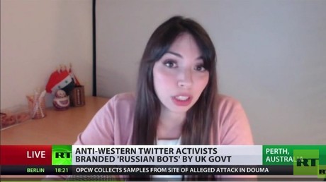 ‘I’ve seen the censorship’: Syrian blogger tells RT how she was labeled a ‘Russian bot’ (VIDEO)