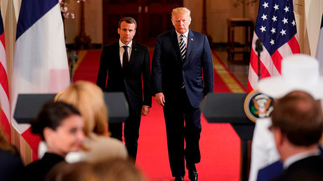 French President Emmanuel Macron and U.S. President Donald Trump © Jonathan Ernst