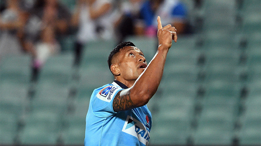 Wallabies star Folau rekindles anti-gay controversy again after sharing ‘homophobic’ video