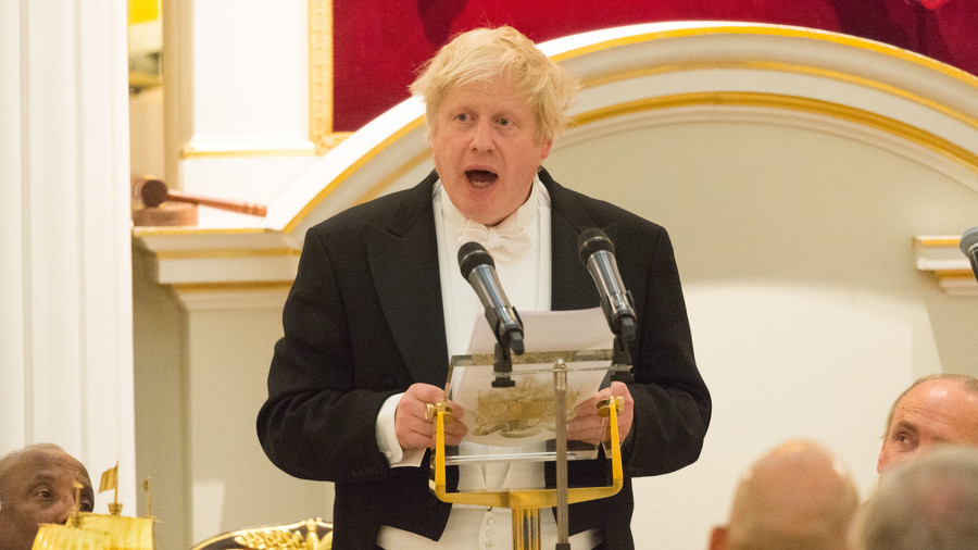 Lurid limerick champ BoJo shipped overseas, avoiding awkward Erdogan meeting (VIDEO)