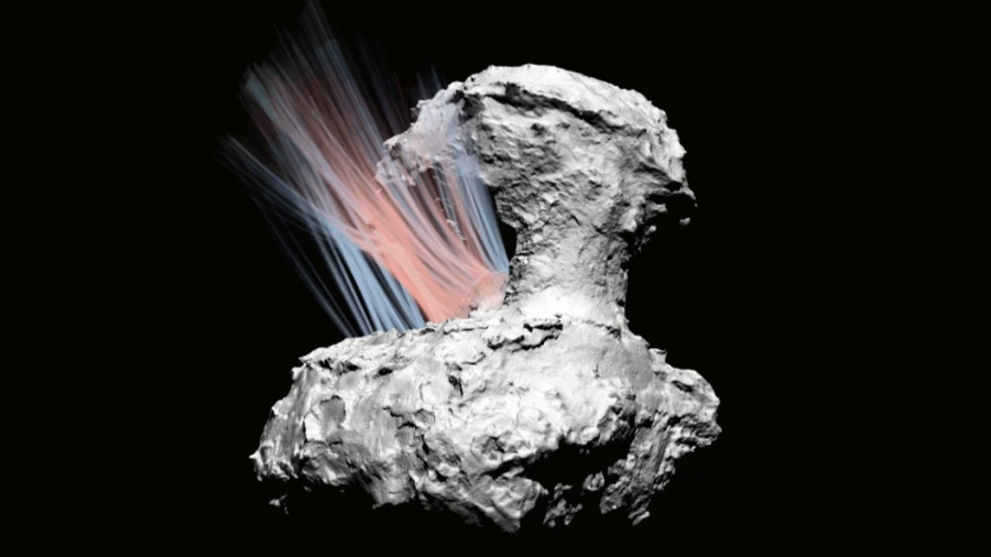MistÃ©rio celestial: enigma de estranhos jatos de gÃ¡s do cometa de Rosetta resolvido (VÃDEO)
