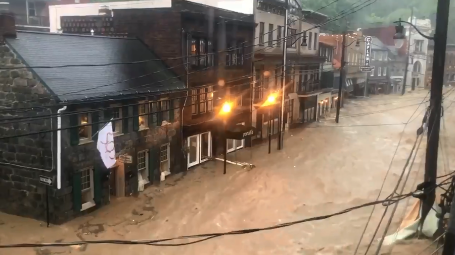 Roads submerged as severe flash flooding hits Maryland (VIDEOS) — RT US
