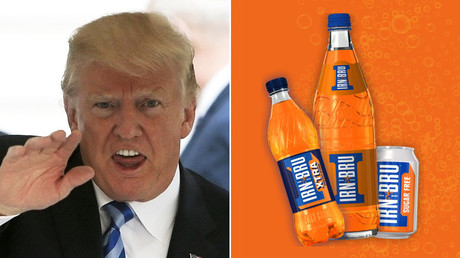 ‘They can take our Irn Bru, but they’ll never take our freedom!’ Scots blast Trump for soda ban