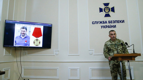 News briefing by Ukrainian Security Service © Valentyn Ogirenko