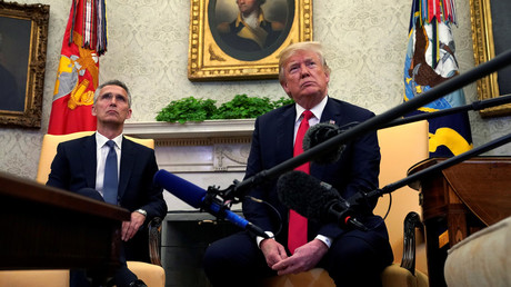 US President Trump meets with NATO chief Jens Stoltenberg © Kevin Lamarque