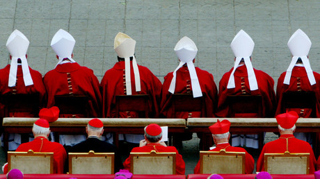 FILE PHOTO: Archibishops sit as they wait their turn to receive the pallium from the Pope © Paolo Cocco 