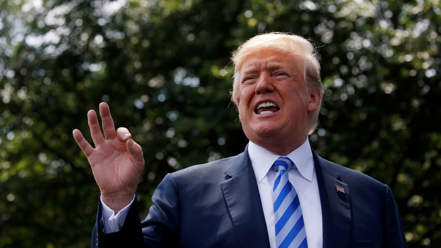 ‘Pardon me?’: Trump claims power to pardon himself, but insists he’s done nothing wrong