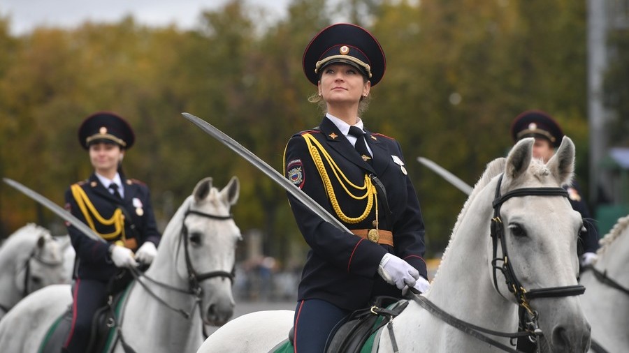 Country Girl Horse Riding Porn - Japan falls in love with gorgeous Russian policewoman on ...