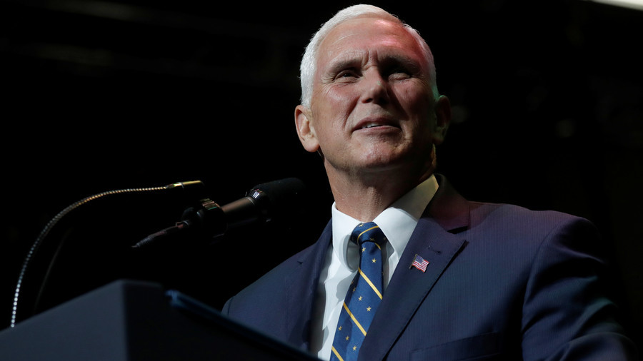 Pence heckled repeatedly during tax reform speech (VIDEO, PHOTOS)