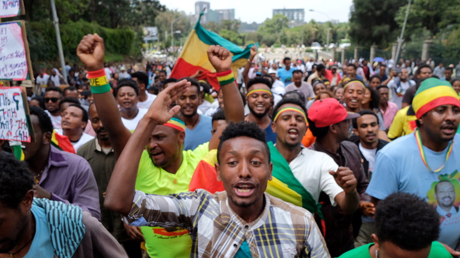 1 killed, 155 injured in blast at rally supporting Ethiopia's new prime minister