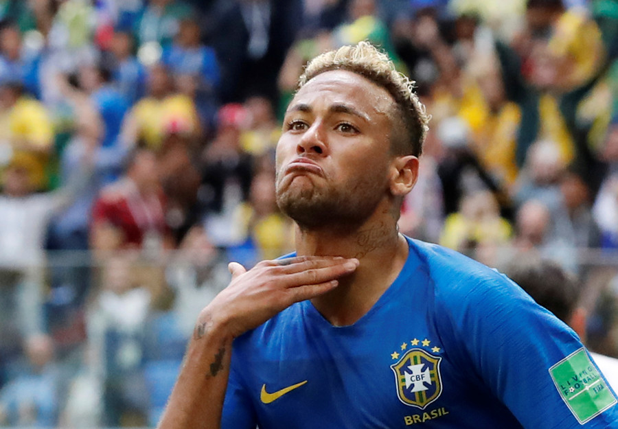 Dive, score, cry: Neymar earns rave reviews for acting masterclass in ...