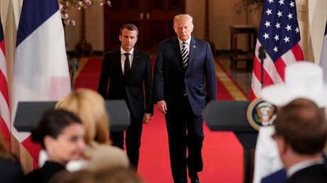 Emmanuel Macron and Donald Trump © Jonathan Ernst