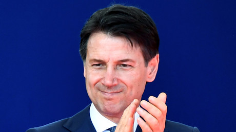Italian Prime Minister Giuseppe Conte © Alberto PIZZOLI