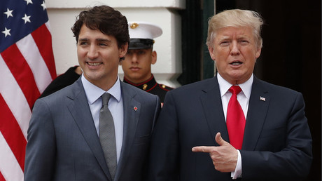 FILE PHOTO: US President Donald Trump and Canadian Prime Minister Justin Trudeau © Jonathan Ernst