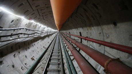 Second tunnel under Amur River for Power of Siberia gas pipeline © Gazprom