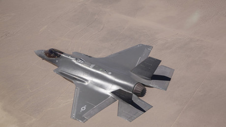  F-35 Lightning II at Edwards Air Force Base, California. June 11, 2014. © Stocktrek Images.