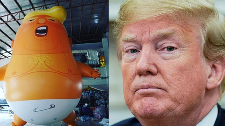 One is filled with hot air; the other is a blimp. © Instagram