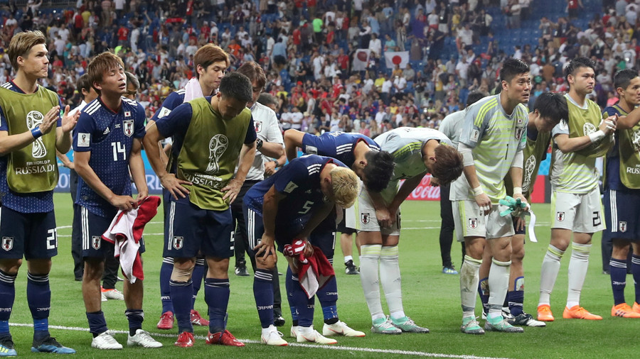 Pure class: Japan cleans out lockers & bows to fans after devastating World Cup defeat