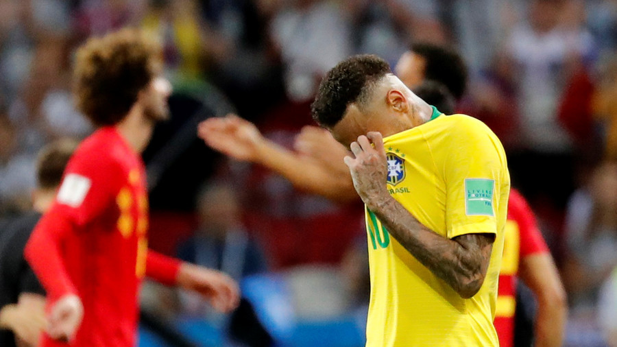 Brazil 1 2 Belgium Neymar Out As Red Devils Hold On For Stunning Victory As It Happened Rt
