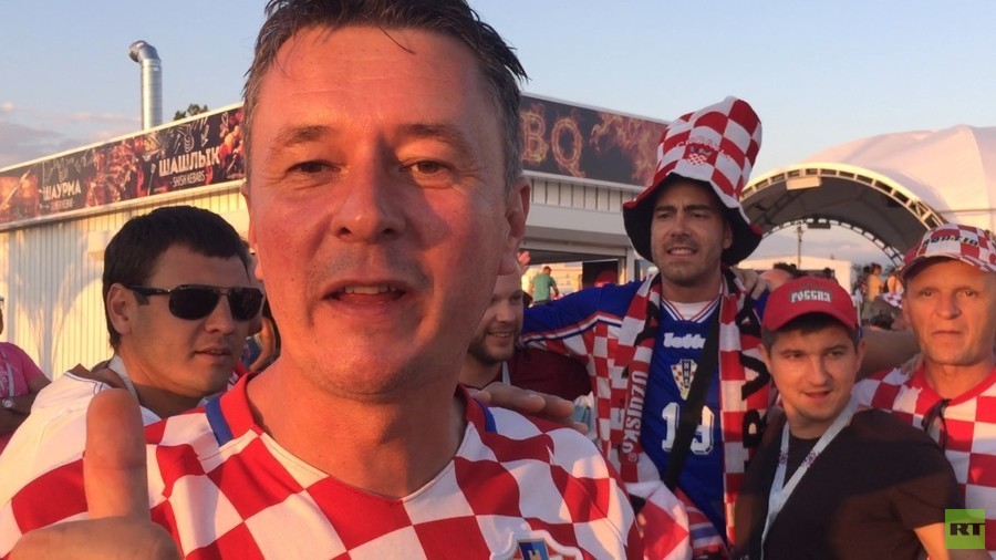 (RT)  ‘It’s all propaganda, Russian people are the best!’ – Croatia fan on World Cup scaremongering 5b416a7bfc7e9336458b45a0