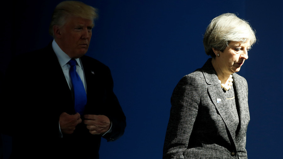 PM May seeks to discuss her Brexit stance with Trump, who says it could sink trade deal with US