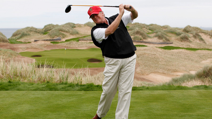 Trump company submits $200mn investment plan for UK golf resort fiercely criticized by locals