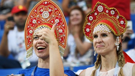 Russian fans attend the Belgium-Japan game in the city of Rostov-on-Don © Aleksandr Vilf