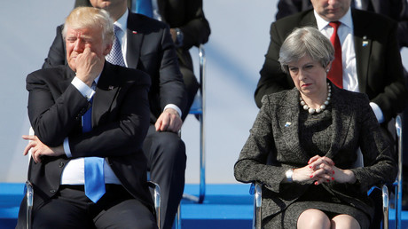 Donald Trump and Theresa May © Christian Hartmann