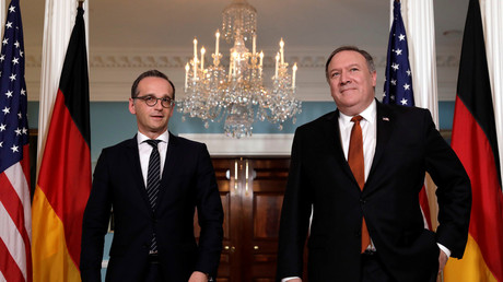 US Secretary of State Mike Pompeo (R) and German Foreign Minister Heiko Maas © Yuri Gripas