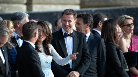 Jeremy Hunt with his wife. © Global Look Press/ Joel Goodman