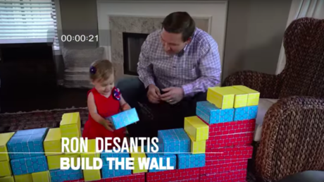 Republican gubernatorial candidate teaches child to ‘build a wall’ in strange campaign video