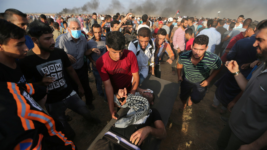 Paramedic on duty among two killed by Israeli fire in Gaza, 300+ more injured (VIDEO)