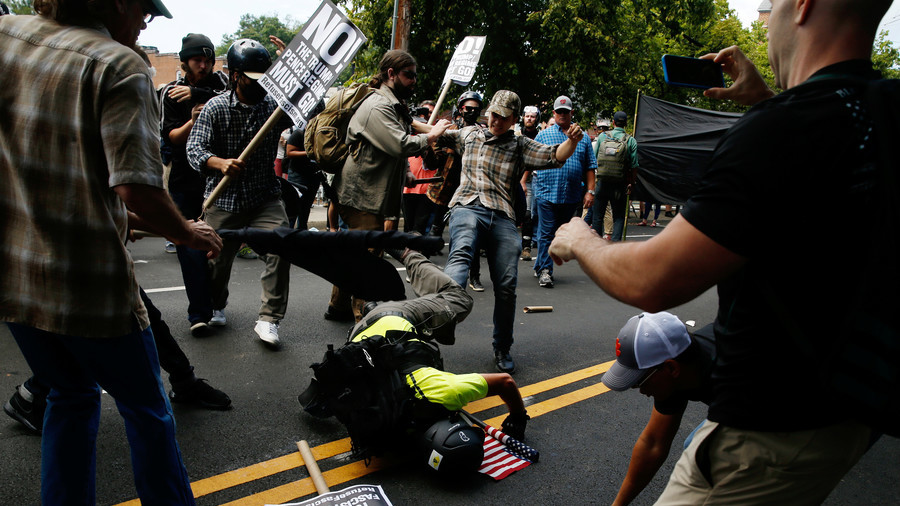 Here we go again! US lawmaker says he was told Moscow played role in Charlottesville riots