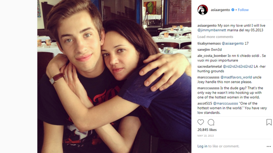 Asia Argento Called Sexual Assault Accuser ‘my Son My Love In Instagram Posts That Didn T Age