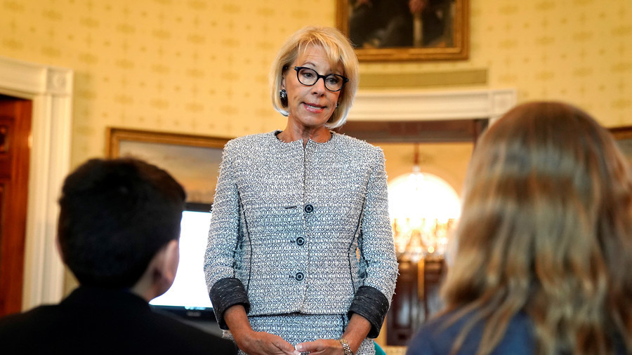 DeVos plans to buy guns for teachers with ‘academic enrichment’ funds – reports