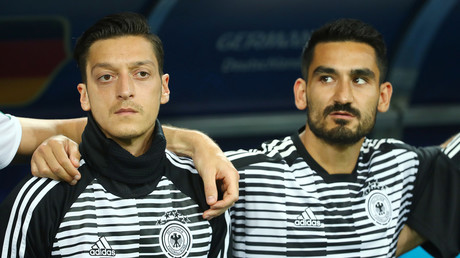 ‘25 Germans and 2 goat f***ers’: Ilkay Gundogan shows support for Ozil
