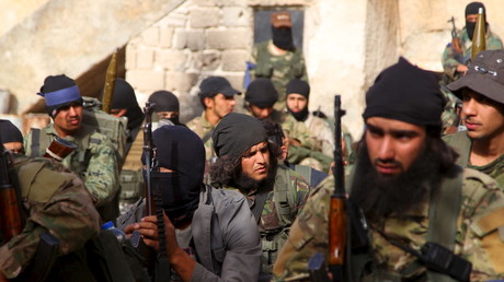 Jabhat al-Nusra terrorists in Syria. © Ammar Abdullah