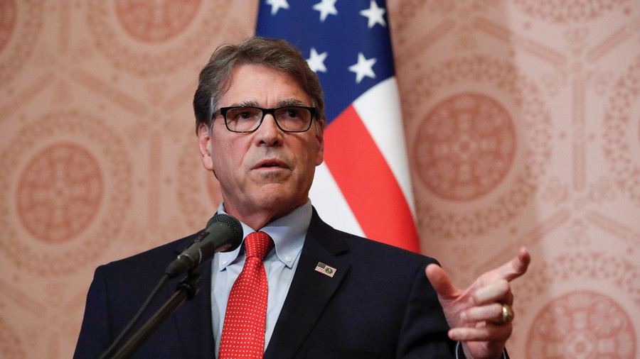 ‘Washington’s message is clear’ - do as we say or be punished, US Secretary of Energy Perry says