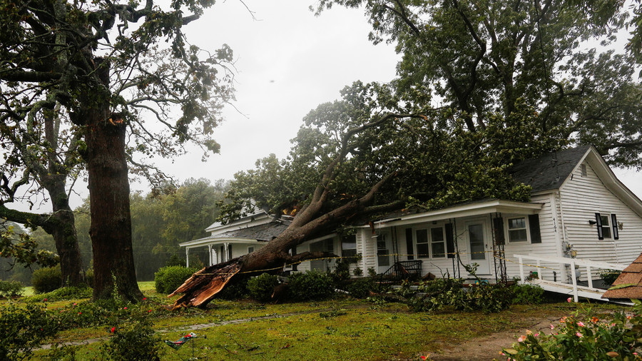 ‘It’s like a bomb went off’: US braces for flash floods as Hurricane Florence hits land (VIDEO)