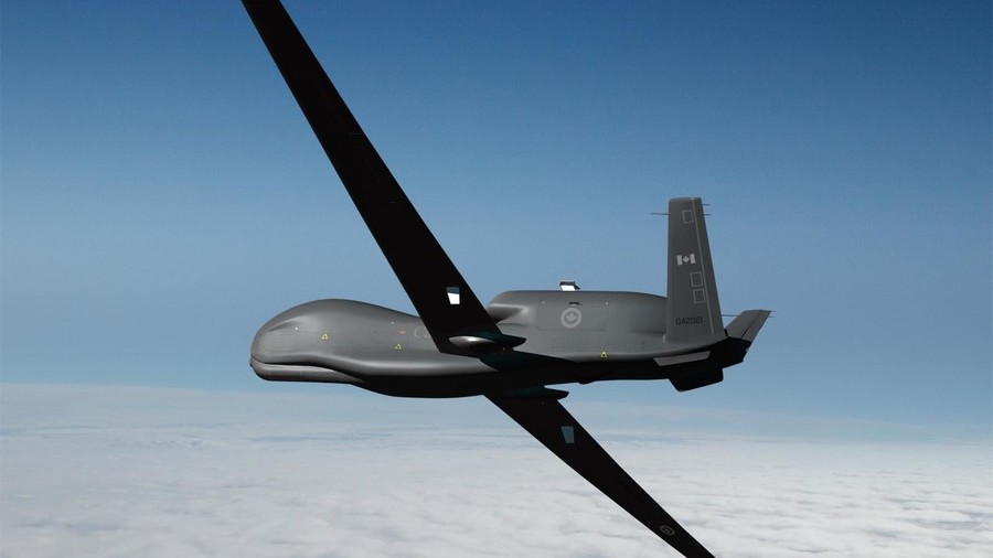 Flightpath of US high-altitude drone near Crimea revealed by tracking website