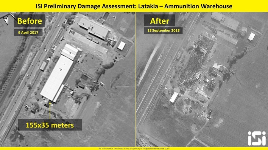 Satellite pics show Syria strike as IAF chief goes to Moscow to explain Il-20 incident