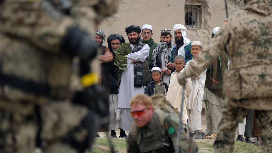 ‘Lives in danger’: Dozens of Afghan ex-workers block Bundeswehr base, demand asylum in Germany