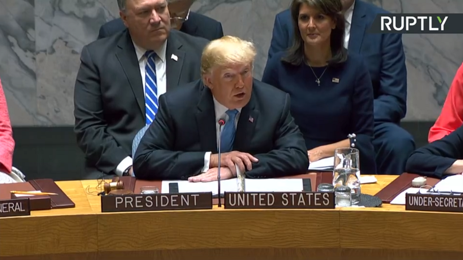 Trump chairs UN Security Council meeting (WATCH LIVE)