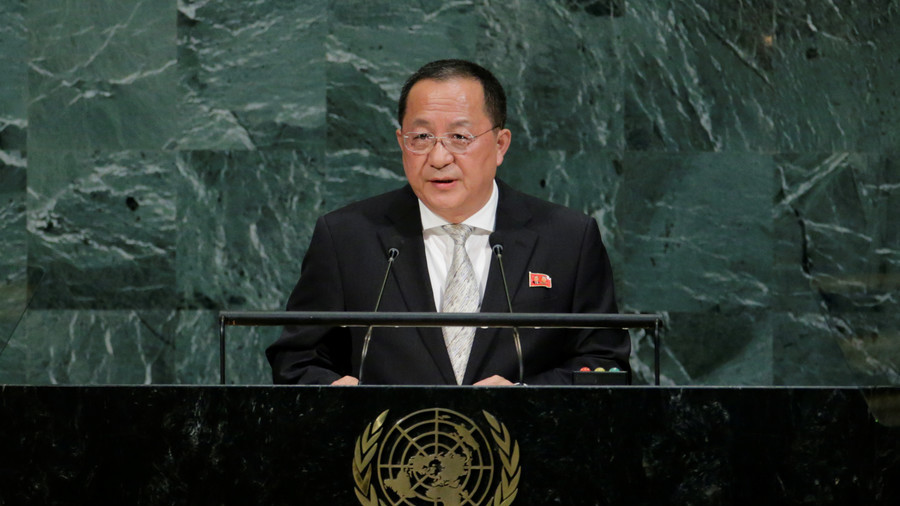North Korean foreign minister speaks at UNGA