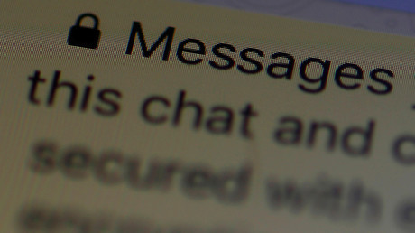 A screenshot from WhatsApp, an app that encrypts its users' messages © Phil Noble