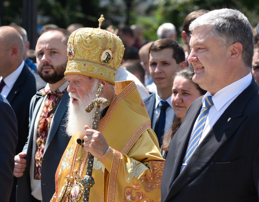 Filaret and Petro Poroshenko